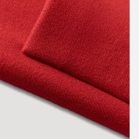 NWOT ZARA MANTECO WOOL BLEND COAT ZW COLLECTION RED XL REF. 9862/638 - Picture 13 of 15